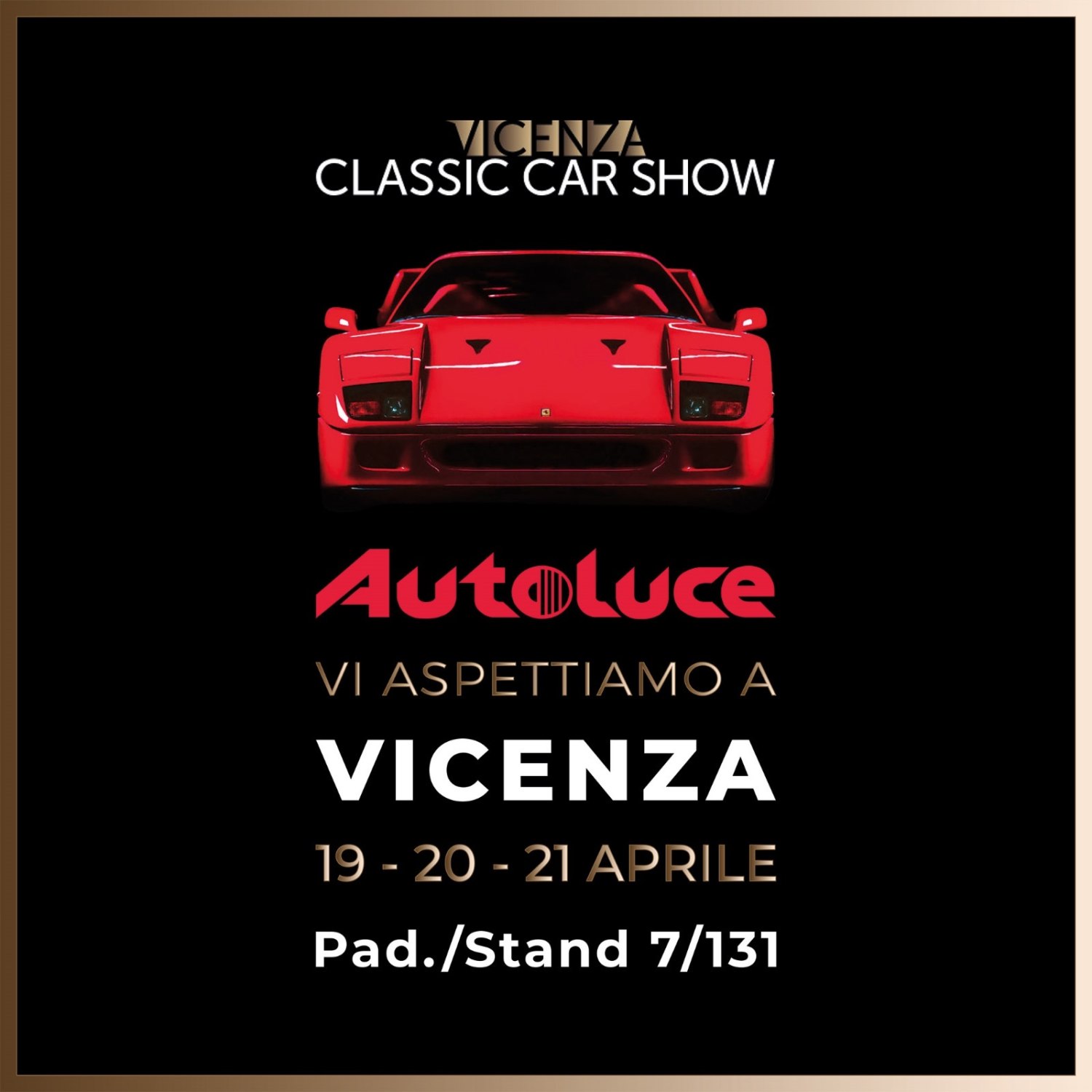 VICENZA CLASSIC CAR SHOW 19-20-21 APRILE 2024