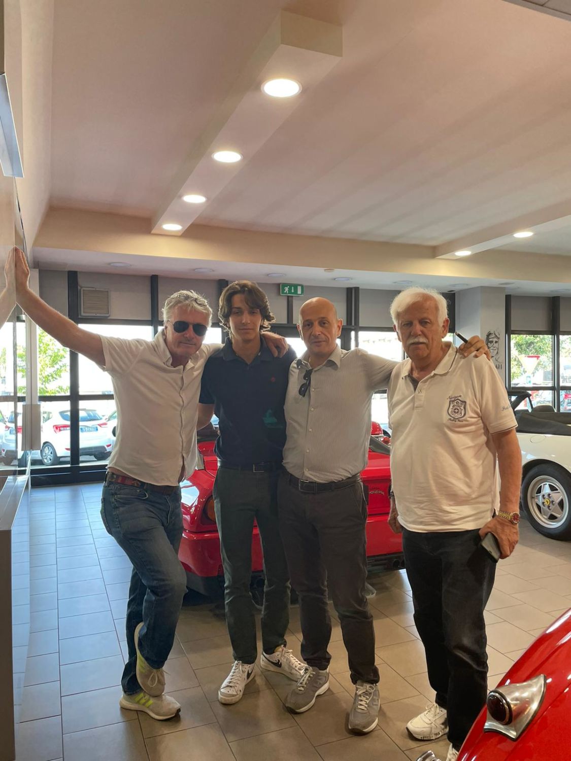 EDDIE IRVINE IN AUTOLUCE