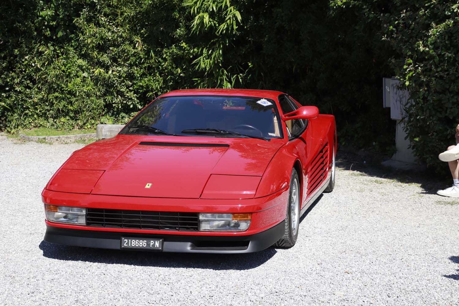 Ferrari Testarossa Monospecchio al Concorso di Eleganza di Montecatini Terme 2026
